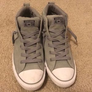 Grey converse